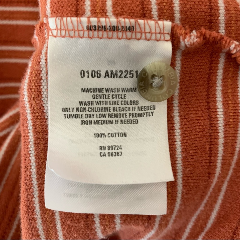 Columbia men’s striped short sleeve polo shirt | size Large - Picture 5 of 10